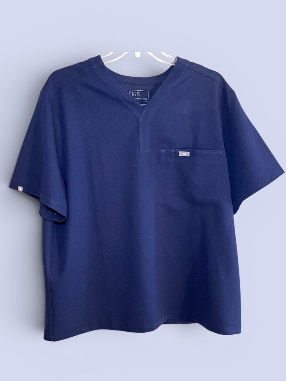 Figs MENS Surrey Navy Scrub Top Size XXL NWT